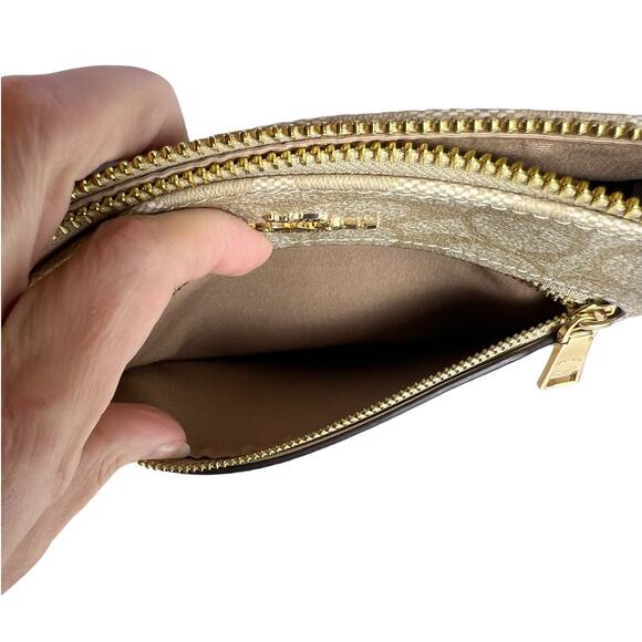 Coach File Mini Rowan Crossbody Bag Signature Canvas Khaki Chalk C2498 - Picture 6 of 12